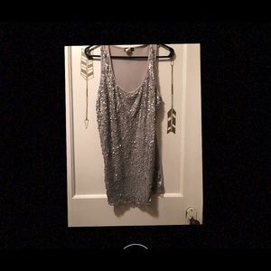 Sequin Tank Top